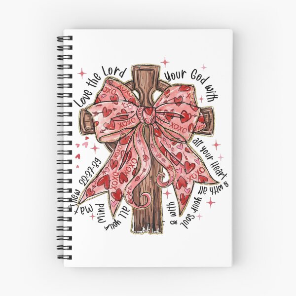 Item preview, Trendy Coquette Valentine Jesus with Bow and Bible Verse Print designed and sold by minlik.