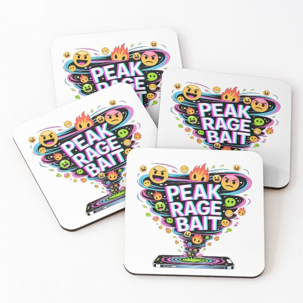 Item preview, THIS IS PEAK RAGE BAIT – Viral Internet Culture Pop Art Design designed and sold by The People’s Punchline.