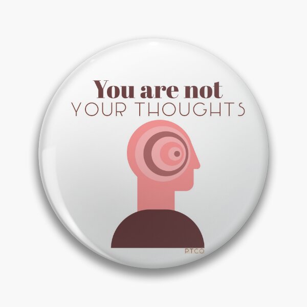 Item preview, You Are Not Your Thoughts— Mindfulness Awareness Design designed and sold by PresenceThreadsCo.