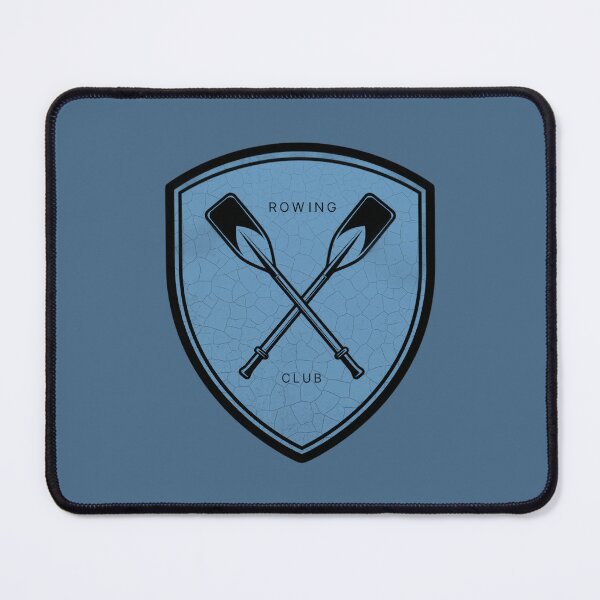 Item preview, Vintage Blue Rowing Club Crest with Crossed Oars designed and sold by KiwiRider.