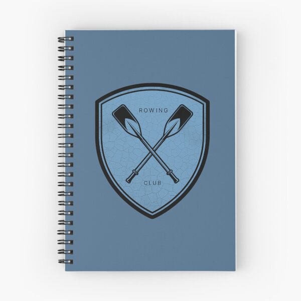 Item preview, Vintage Blue Rowing Club Crest with Crossed Oars designed and sold by KiwiRider.