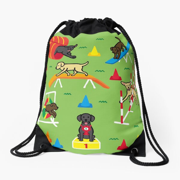 Item preview, Happy Labrador Agility Cartoon designed and sold by HappyLabradors.