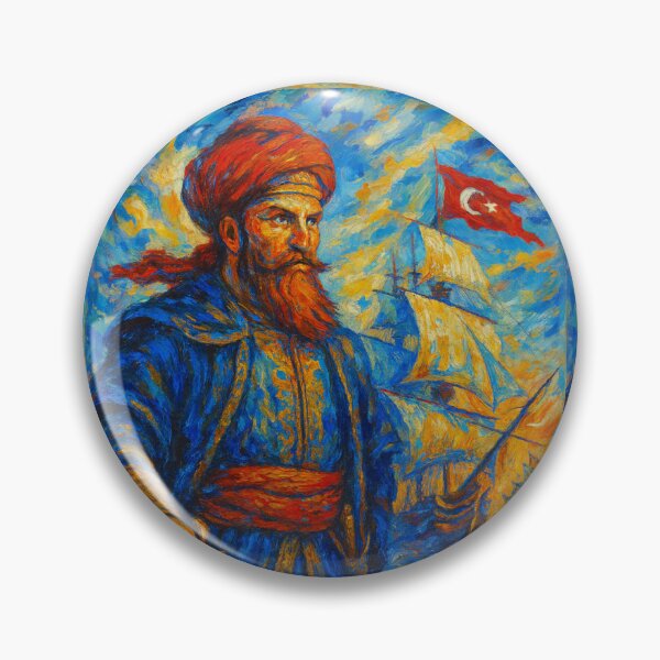 Item preview, Barbarosso Ottoman Empire Admiral Red Beard, EA Soldier NFT Collection, Admirals Series designed and sold by EASNFTCOL.