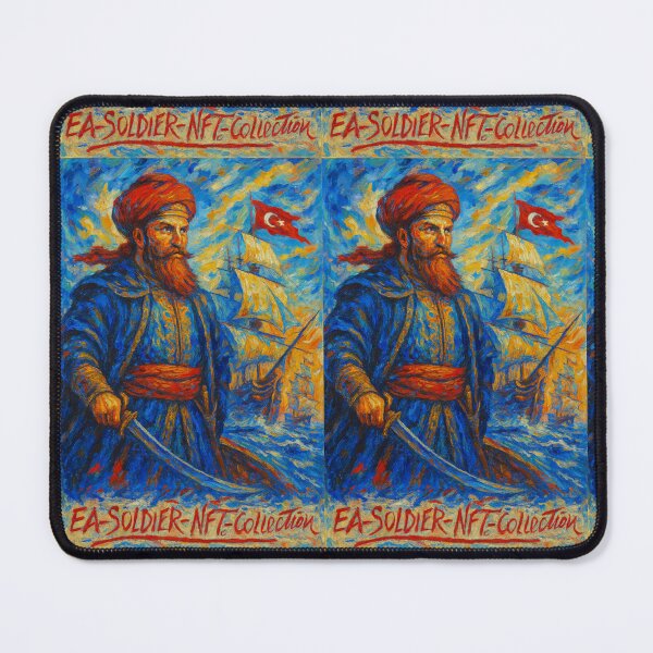 Item preview, Barbarosso Ottoman Empire Admiral Red Beard, EA Soldier NFT Collection, Admirals Series designed and sold by EASNFTCOL.