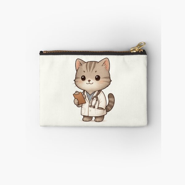 Item preview, Doctor Cat Cartoon Cute designed and sold by HoopeStylee.