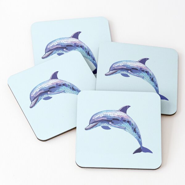 Item preview, dolphin mosaic designed and sold by designmari.