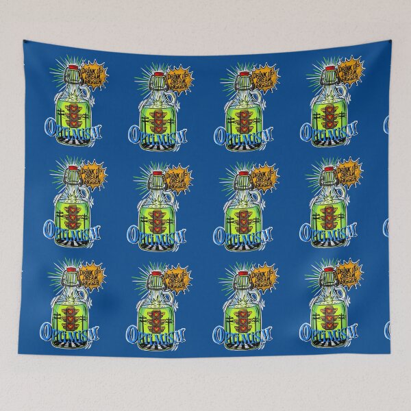 Item preview, Drink Up, Dream Bigger – Optimism Potion Funny Pop Art designed and sold by Urban Muse And Sultry Hues.