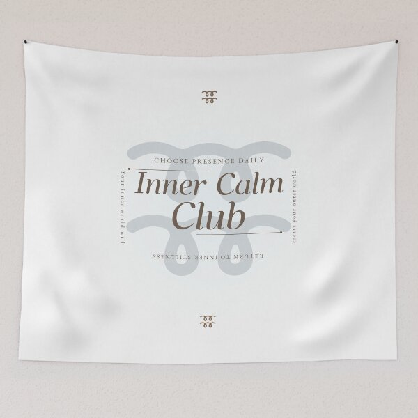 Item preview, Inner Calm Club— Mindfulness and Presence Design designed and sold by PresenceThreadsCo.