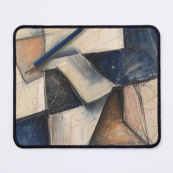 Item preview, Abstract Cubist Geometry Study designed and sold by Harmonic_Layers.