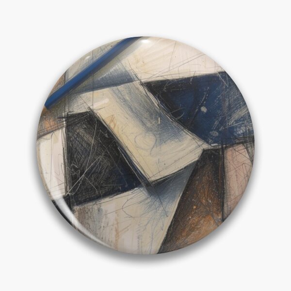 Item preview, Abstract Cubist Geometry Study designed and sold by Harmonic_Layers.