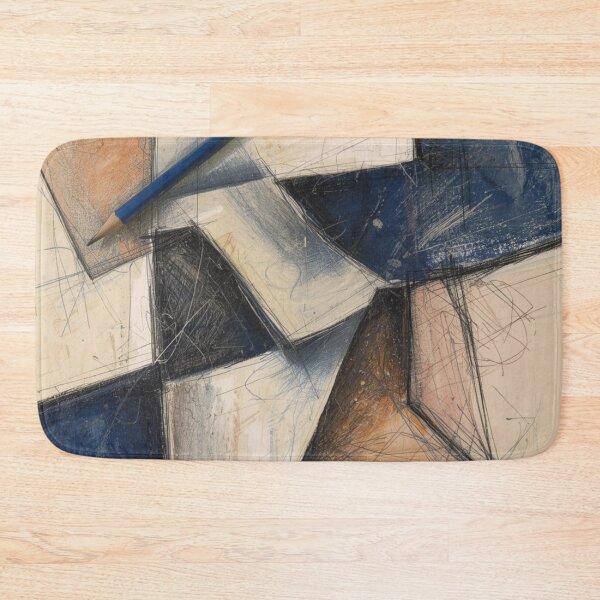 Item preview, Abstract Cubist Geometry Study designed and sold by Harmonic_Layers.