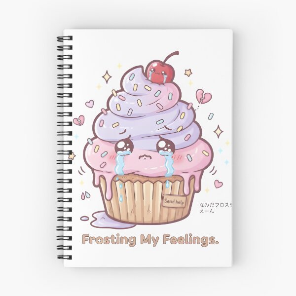 Item preview, Frosting My Feelings – Cute Crying Cupcake Kawaii Pun Design designed and sold by Snackwear Apparel.