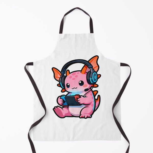 Item preview, Gamer Axolotl - Kawaii Gaming Sticker designed and sold by Pattern Heaven.
