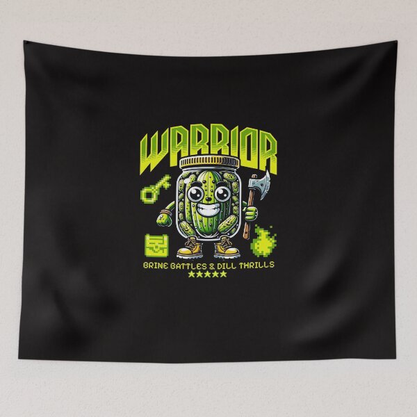 Item preview, Pickle Warrior: Brine Battles designed and sold by finkelart.