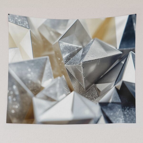 Item preview, Silver Geometric Crystal Cluster designed and sold by Harmonic_Layers.