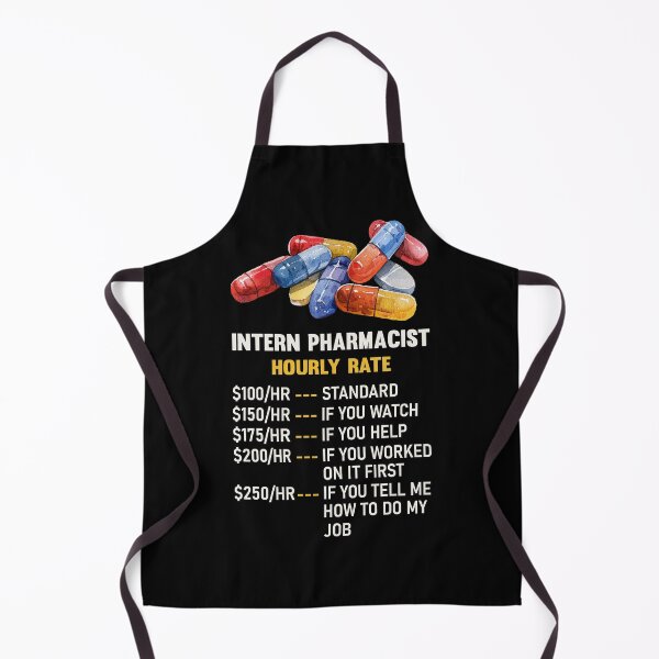 Item preview, Intern Pharmacist Hourly Rate designed and sold by mybegoniatee.