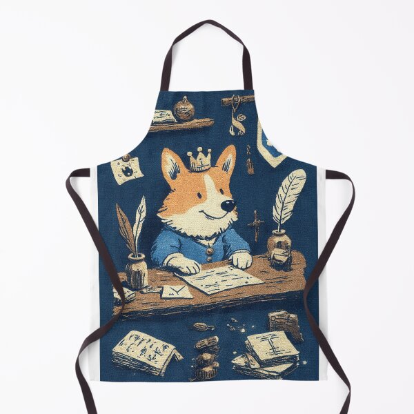 Item preview, Royal Corgi Castle Mailroom Illustration designed and sold by Flying Doggo.