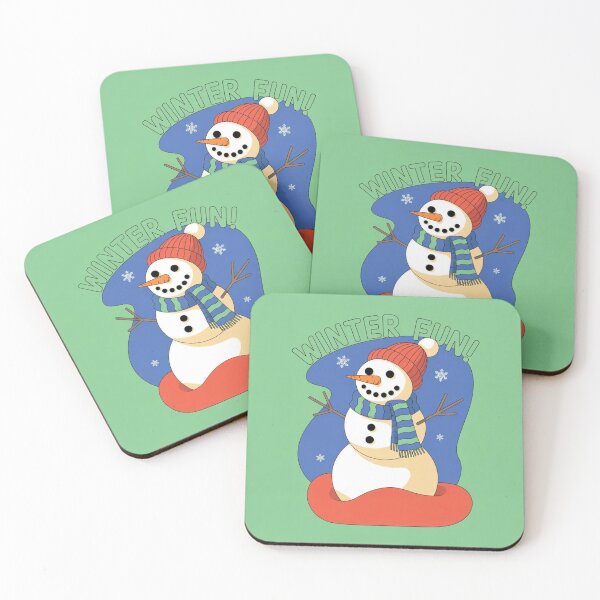 Item preview, Winter Fun Snowman with Scarf designed and sold by Simple Nature Studio.