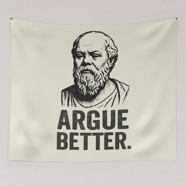 Item preview, Socrates Philosophy Shirt - Argue Better.(Socrates Meme Collection) designed and sold by SaraSumi.