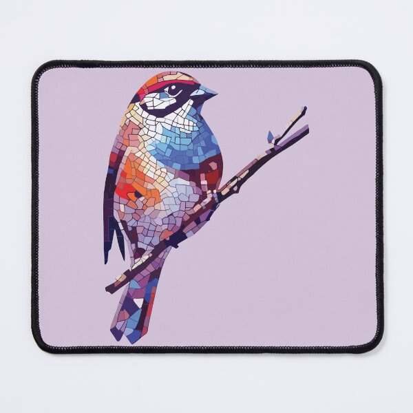 Item preview, relaxed bird mosaic designed and sold by designmari.