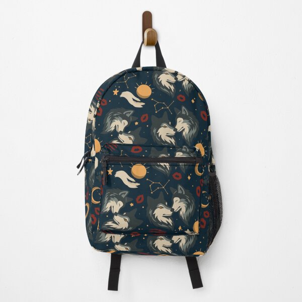 Item preview, Celestial Wolves| Fated Mates| Smut & Romantasy Trope Seamless Pattern designed and sold by EnchntdEdVntrs.