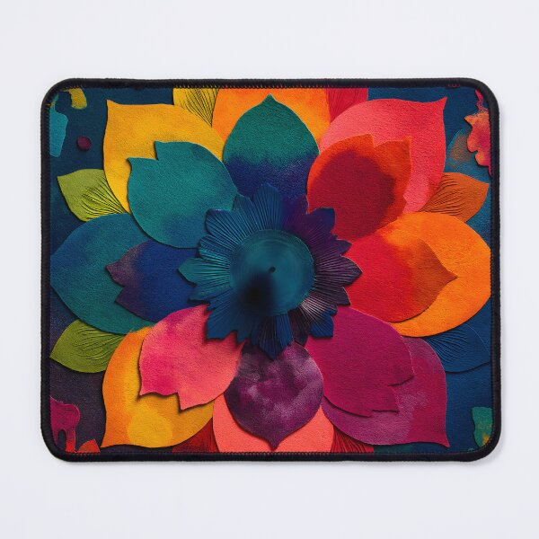 Item preview, Spectrum Lotus – Colorful Abstract Flower Art for Inner Growth, Mandala Bloom Design designed and sold by AtotheTwoDesign.