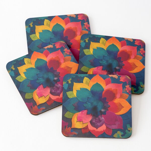 Item preview, Spectrum Lotus – Colorful Abstract Flower Art for Inner Growth, Mandala Bloom Design designed and sold by AtotheTwoDesign.