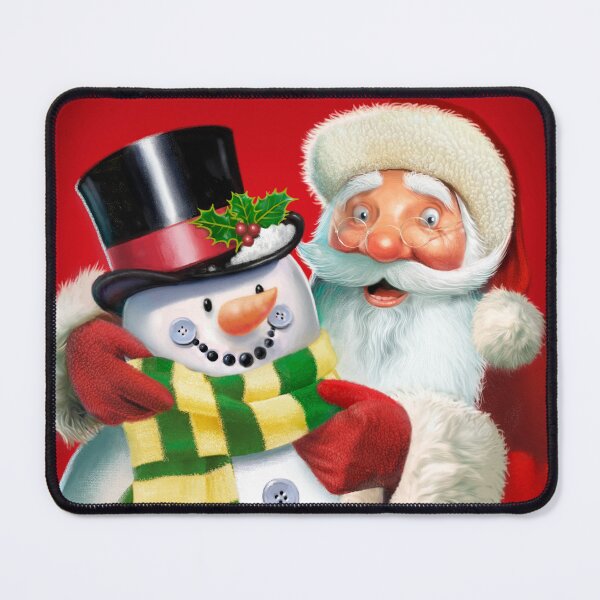 Item preview, Santa Hugging Snowman Christmas Holiday Design designed and sold by Global-Artists.