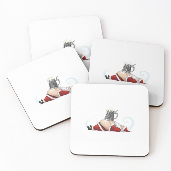Item preview, Funny Santa with beer belly  designed and sold by mayatA-rt.
