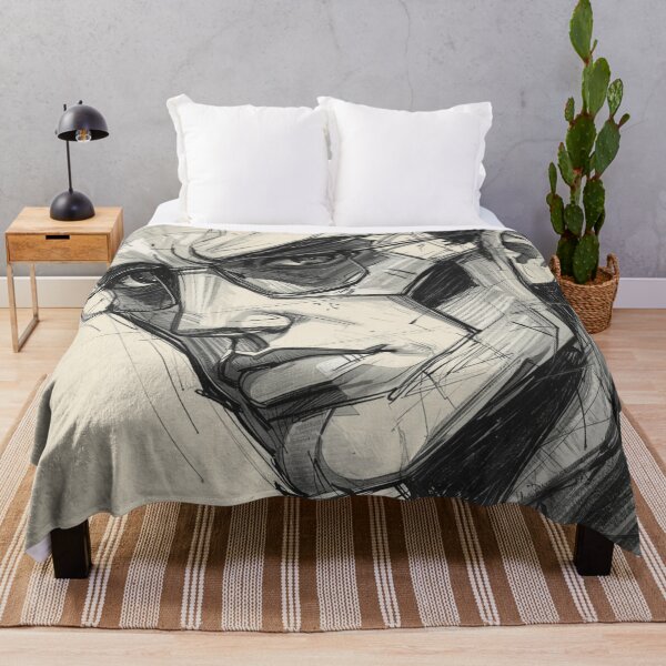 Item preview, Evil Anime Portrait Sketch designed and sold by Uniquely Yours.