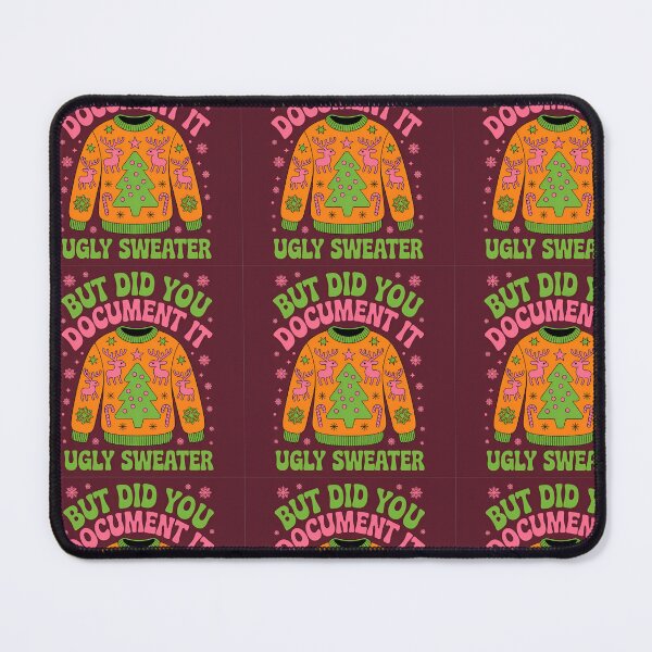 Item preview, But Did You Document It Ugly Sweater designed and sold by Print-Panda.