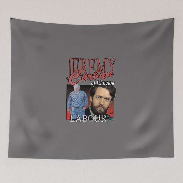 Item preview, LOVER-GIFT-JEREMY-CORBYN-LABOUR-VINTAGE-TEEGRAPHIC-PRINT-VINTAGE-UNISEX designed and sold by PAULINELAW.