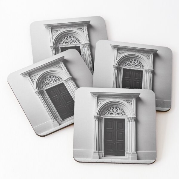 Item preview, Gothic Door of Light – Monochrome Fine Art Architecture designed and sold by Roberta Calabrese.