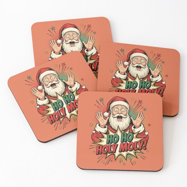 Item preview, Ho Ho Holy Moly! Shocked Santa Comic Pop designed and sold by AwesomeBeyondLimits.