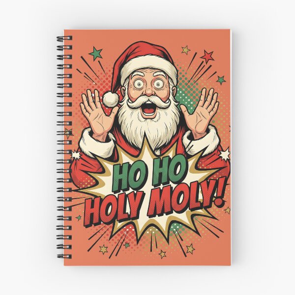Item preview, Ho Ho Holy Moly! Shocked Santa Comic Pop designed and sold by AwesomeBeyondLimits.