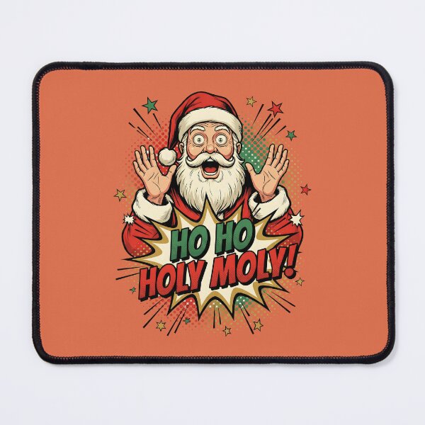 Item preview, Ho Ho Holy Moly! Shocked Santa Comic Pop designed and sold by AwesomeBeyondLimits.