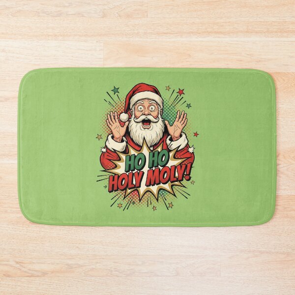 Item preview, Ho Ho Holy Moly! Shocked Santa Comic Pop designed and sold by AwesomeBeyondLimits.