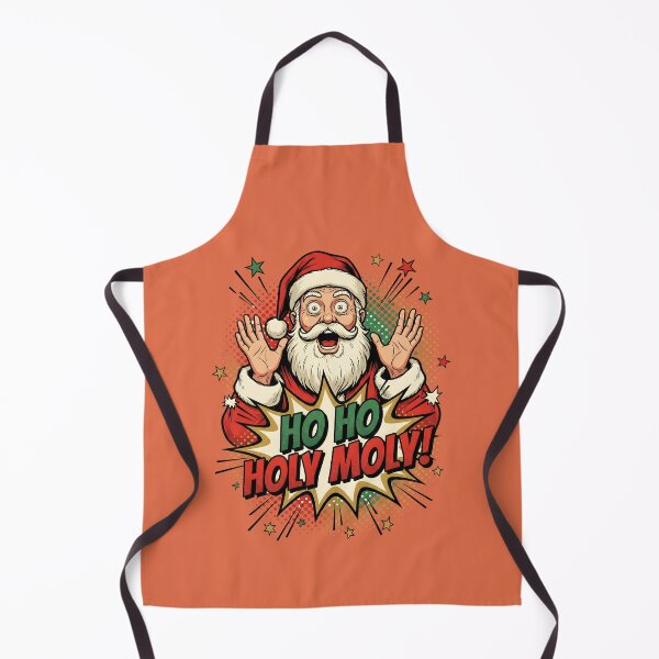 Item preview, Ho Ho Holy Moly! Shocked Santa Comic Pop designed and sold by AwesomeBeyondLimits.