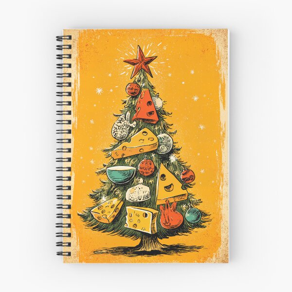 Item preview, Festive Cheese Quirky Christmas Tree Delight- A Whimsical Twist on Holiday Tradition designed and sold by OlfactoART Studio.