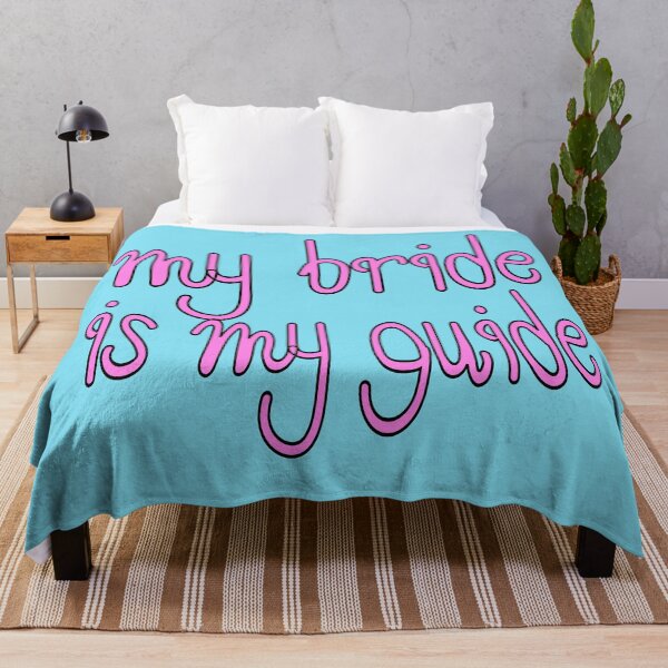 Item preview, My Bride Is My Guide – Romantic Wedding Quote – Groom Gift for Bride designed and sold by sednalafandy79.