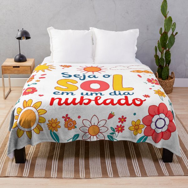 Item preview, Portuguese phrase “Seja o SOL em um dia nublado” (Be the SUN on a cloudy day) designed and sold by Beleza e Estilo.