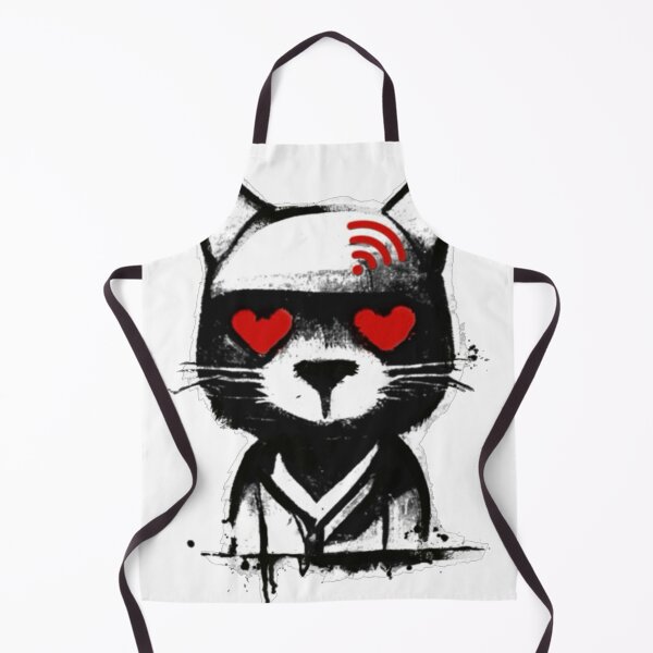 Item preview, Love Sick Cat - Trash Polka Tattoo Style designed and sold by InkbyAman.