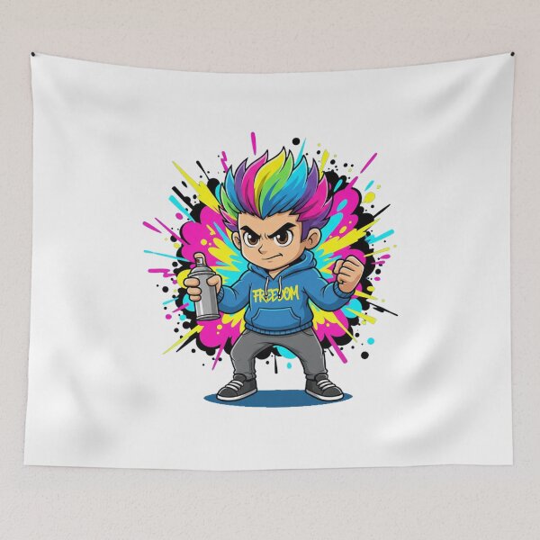 Item preview, Colorburst Graffiti Rebel designed and sold by Krfto.