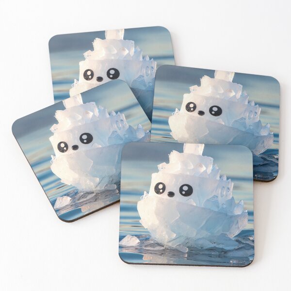 Item preview, Kawaii Baby Ice Ship – Cute Tiny Frozen Boat designed and sold by NordseeSteel.