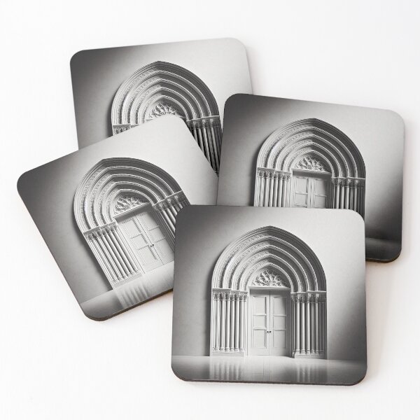 Item preview, Gothic Door of Light – Monochrome Fine Art Architecture designed and sold by Roberta Calabrese.