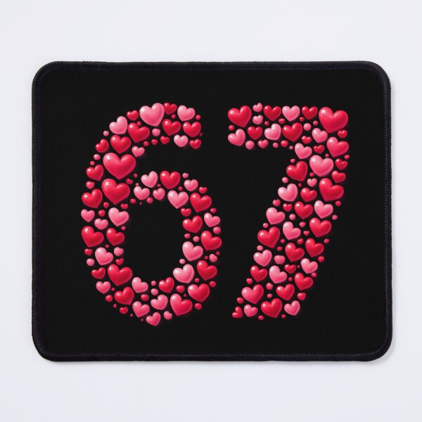 Item preview, Valentine’s Day 67   Six Seven 6 7 Valentine Hearts designed and sold by BornBorn.