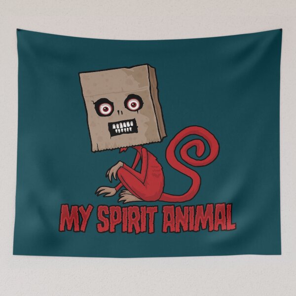 Item preview, Maniacal Masked Monkey Spirit Animal designed and sold by fizzgig.