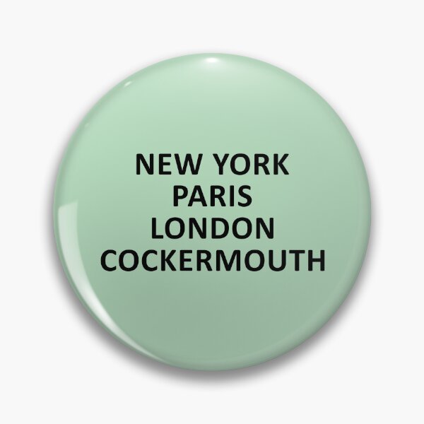 Item preview, New York, London, Paris, Cockermouth designed and sold by Jeallan Designs.