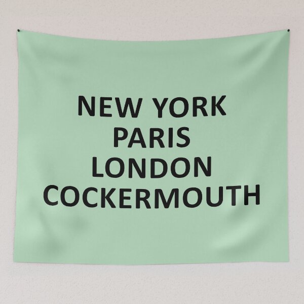 Item preview, New York, London, Paris, Cockermouth designed and sold by Jeallan Designs.