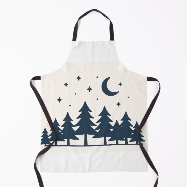 Item preview, Minimal Pine Forest at Night designed and sold by Fernova.